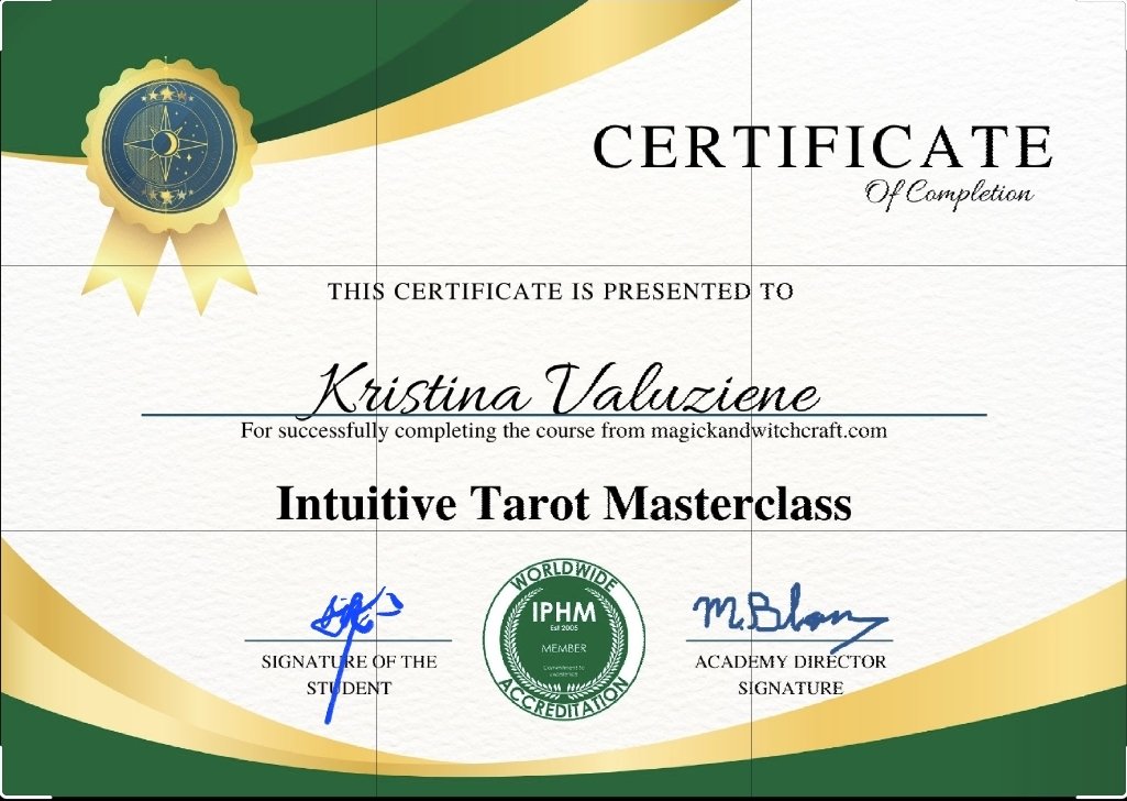 Intuitive tarot